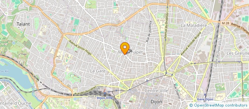 localisation de l'entreprise CTS HORIOT à DIJON