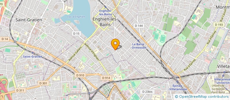 localisation de l'entreprise CTS INVESTISSEMENTS à ENGHIEN-LES-BAINS