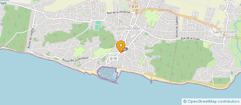 localisation de l'entreprise CTS JUSTIER à JARD-SUR-MER