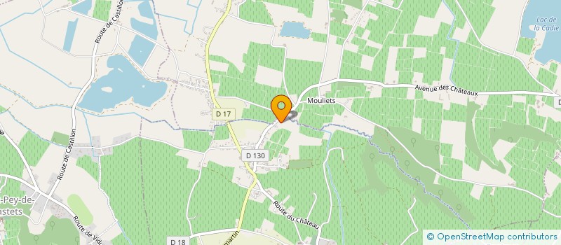 localisation de l'entreprise CTS LOCATIONS  PUJOLS