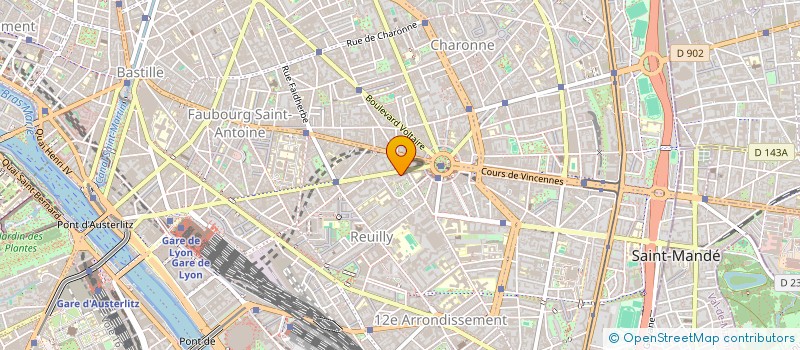 localisation de l'entreprise CTS  MOURIER  PARIS