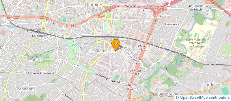 localisation de l'entreprise CTS NEO à COLOMIERS