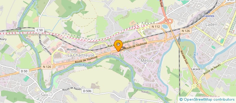 localisation de l'entreprise CTS TERRONI  CASTRES