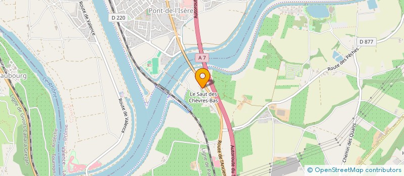 localisation de l'entreprise CTSC à CHATEAUNEUF-SUR-ISERE