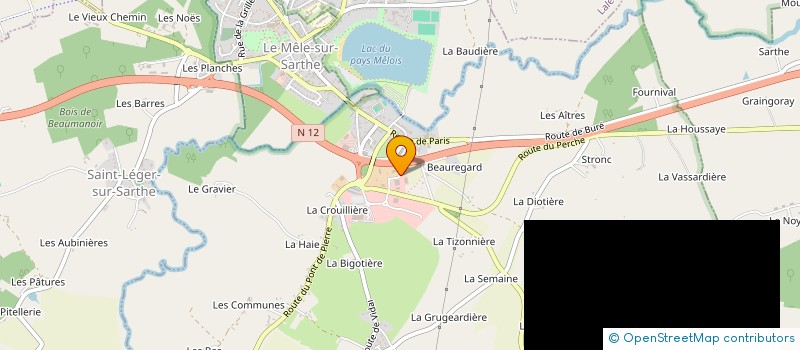 localisation de l'entreprise CTSJ à SAINT-JULIEN-SUR-SARTHE