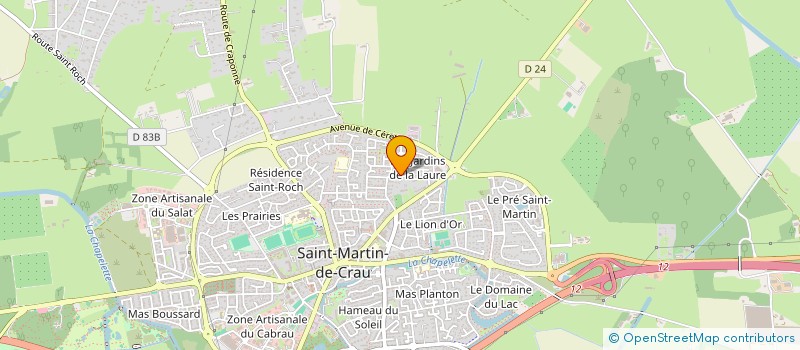localisation de l'entreprise CTSM à SAINT-MARTIN-DE-CRAU