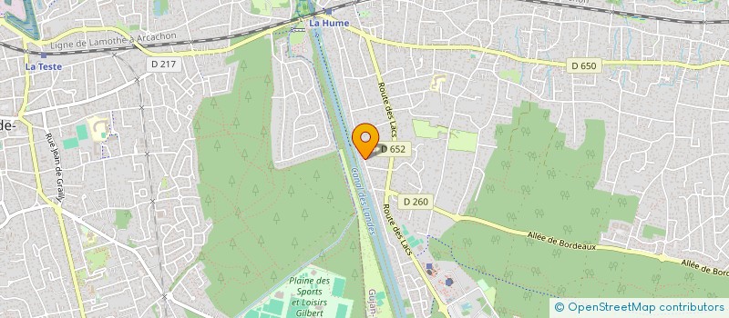 localisation de l'entreprise CTSO à GUJAN-MESTRAS