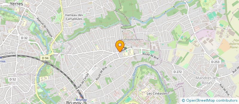 localisation de l'entreprise CTT à BRUNOY
