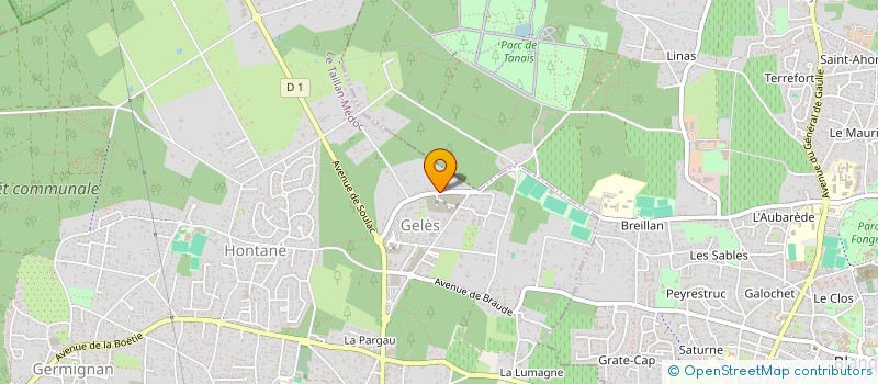 localisation de l'entreprise CTT  LE TAILLAN-MEDOC