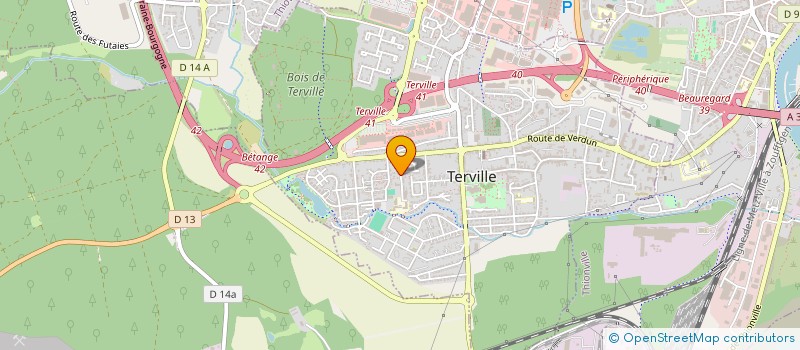 localisation de l'entreprise CTTC  TERVILLE