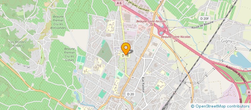 localisation de l'entreprise CTTG à BEAUNE