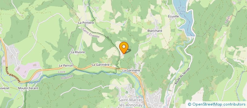 localisation de l'entreprise CTU2M - CONCEPTION ET TRAVAUX D'USINAGE, MAINTENANCE ET MECANIQUE à SAINT-MARCEL-LES-ANNONAY