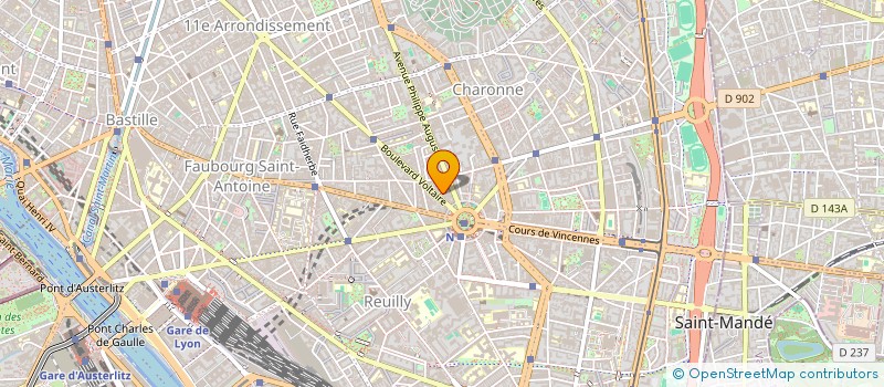 localisation de l'entreprise CTUS à PARIS