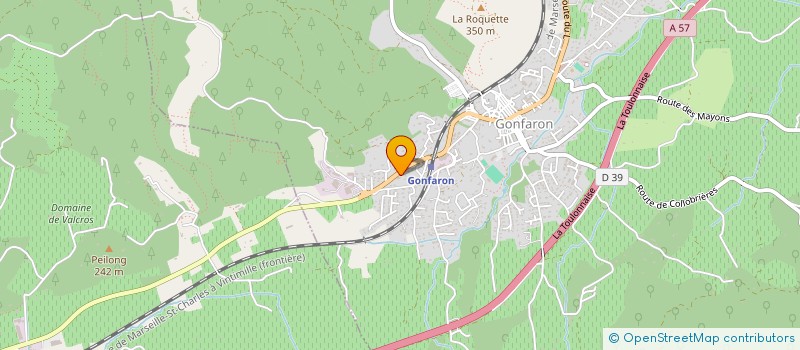 localisation de l'entreprise CTV à GONFARON