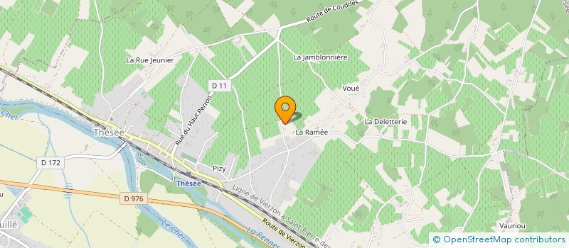 localisation de l'entreprise CTV  THESEE