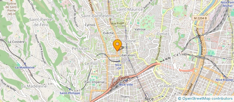 localisation de l'entreprise CTV HARMONY DIET à NICE