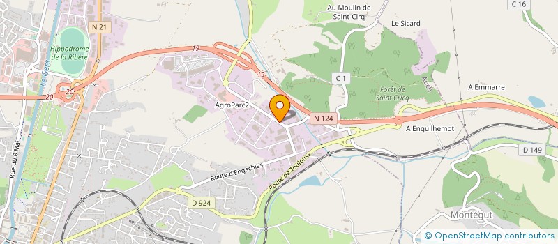 localisation de l'entreprise CTVL CHAMBON à AUCH
