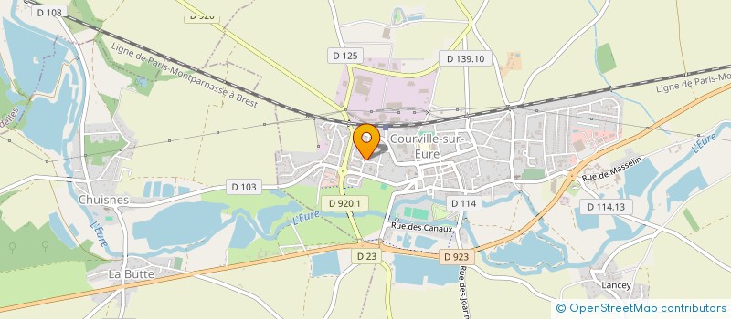 localisation de l'entreprise CTVS  POISVILLIERS