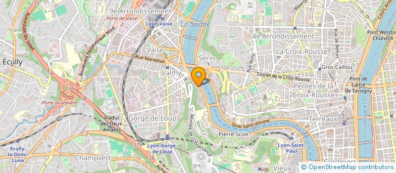 localisation de l'entreprise CTW  LYON