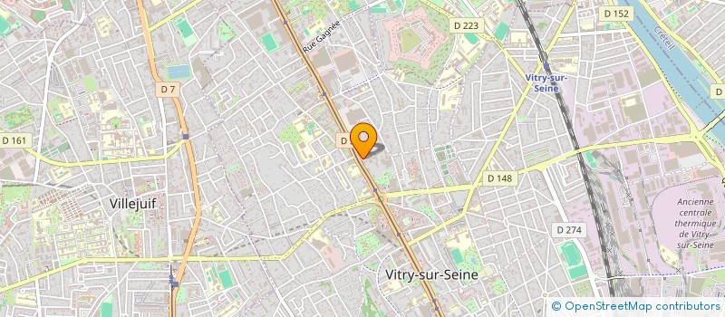 localisation de l'entreprise CTW  VITRY-SUR-SEINE