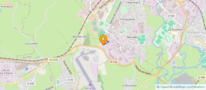 localisation de l'entreprise CTX AMENAGEMENT à YTRAC