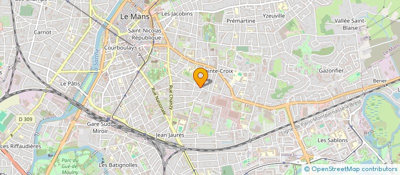 localisation de l'entreprise CTX PROJETS à LE MANS