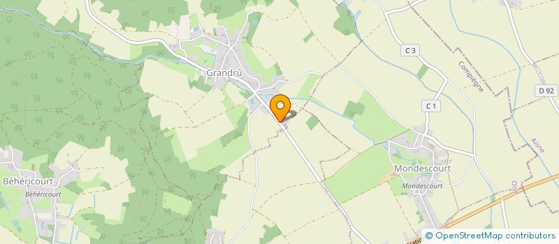 localisation de l'entreprise CTZV  GRANDRU