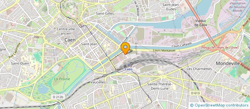 localisation de l'entreprise CU CAEN LA MER à CAEN