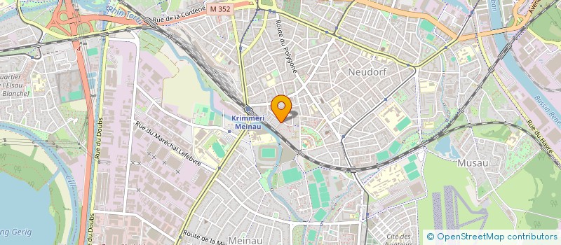 localisation de l'entreprise CUADRO NEWS à STRASBOURG