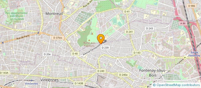 localisation de l'entreprise CUARKK à FONTENAY-SOUS-BOIS