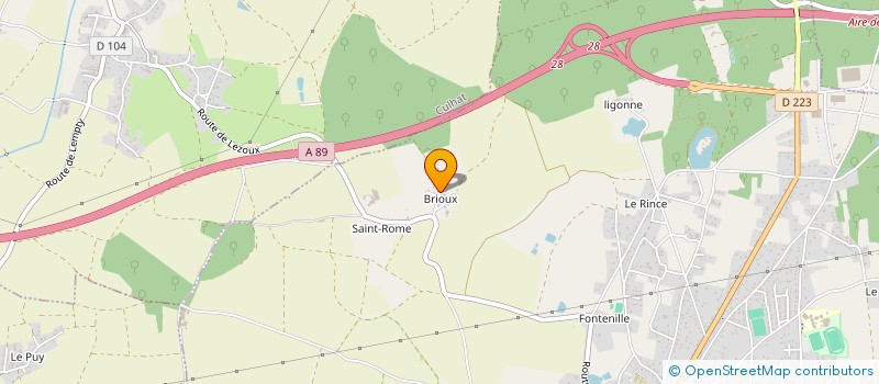 localisation de l'entreprise CUATRO  RILHAC-RANCON