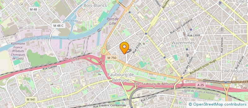 localisation de l'entreprise CUATRO à LILLE