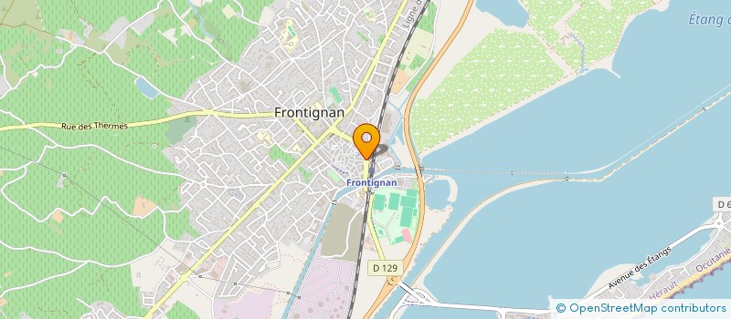 localisation de l'entreprise CUAZLAND à FRONTIGNAN