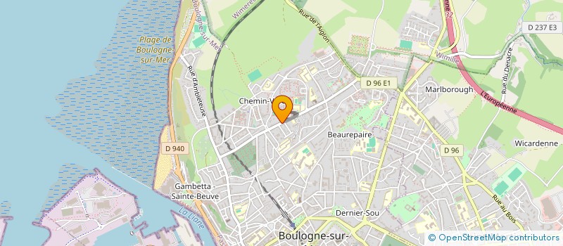 localisation de l'entreprise CUB à BOULOGNE-SUR-MER