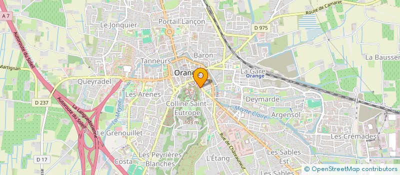 localisation de l'entreprise CUB à ORANGE