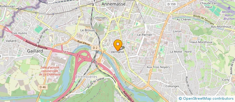 localisation de l'entreprise CUBA à ANNEMASSE