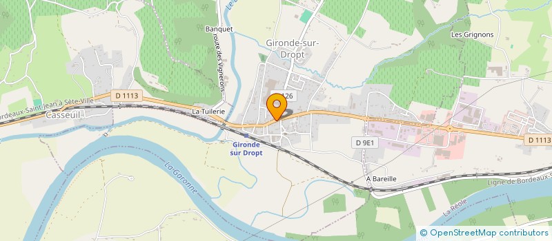 localisation de l'entreprise CUBA LOOK ORGANISATION  GIRONDE-SUR-DROPT