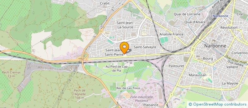 localisation de l'entreprise CUBAILANDO NARBONNE  NARBONNE