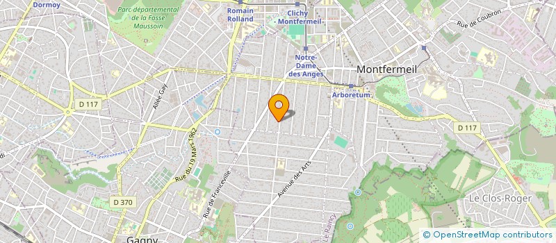 localisation de l'entreprise CUBAN à MONTFERMEIL