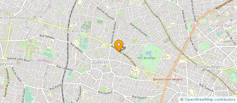 localisation de l'entreprise CUBAPAR à BORDEAUX