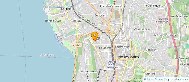 localisation de l'entreprise CUBBY / BITTON  AIX-LES-BAINS