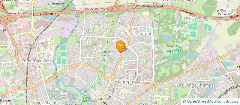 localisation de l'entreprise CUBE à RENNES