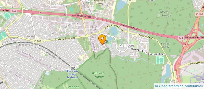 localisation de l'entreprise CUBE  EMERAINVILLE