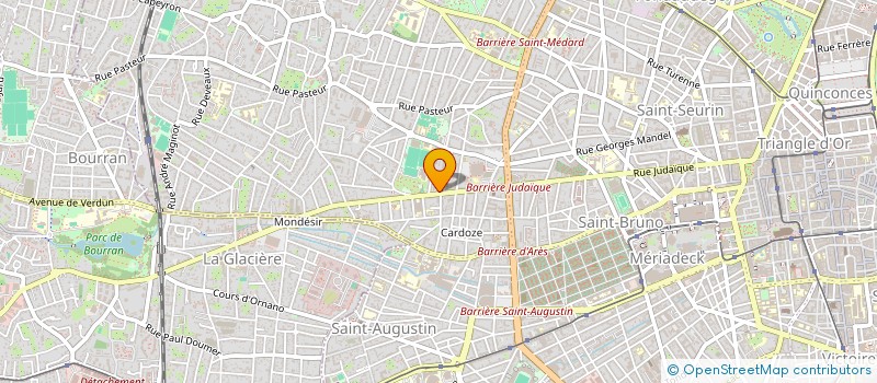 localisation de l'entreprise CUBE à BORDEAUX