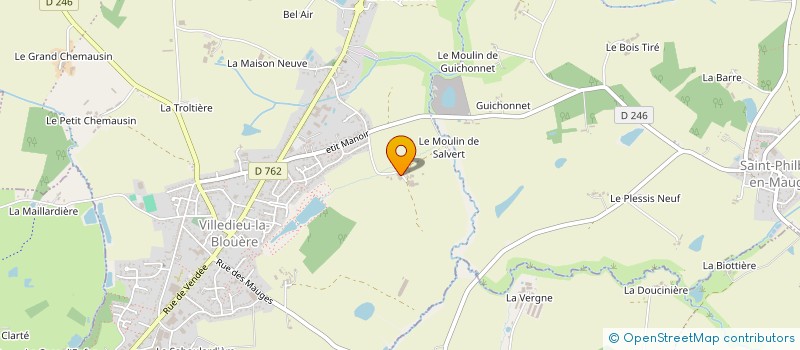 localisation de l'entreprise CUBE  BEAUPREAU-EN-MAUGES