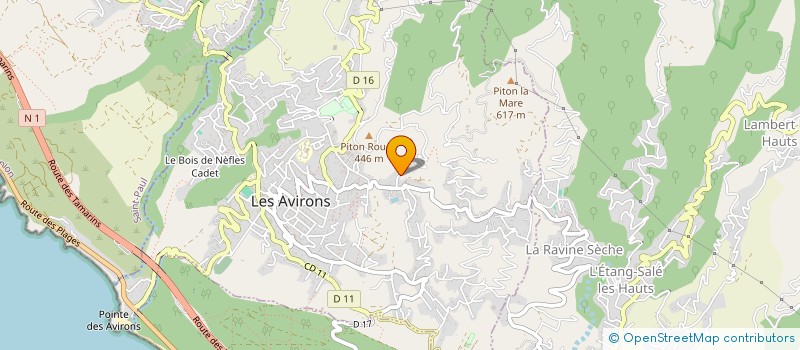 localisation de l'entreprise CUBE AU CARRE  LES AVIRONS