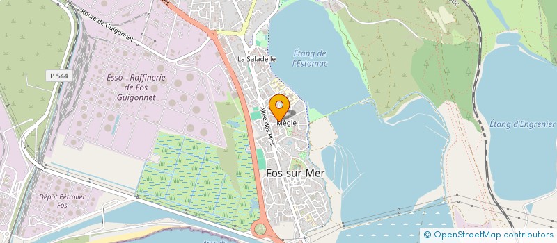 localisation de l'entreprise CUBE CONSTRUCTION  FOS-SUR-MER