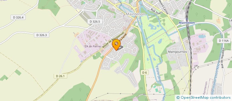 localisation de l'entreprise CUBE ESCAPE MC à MAINTENON