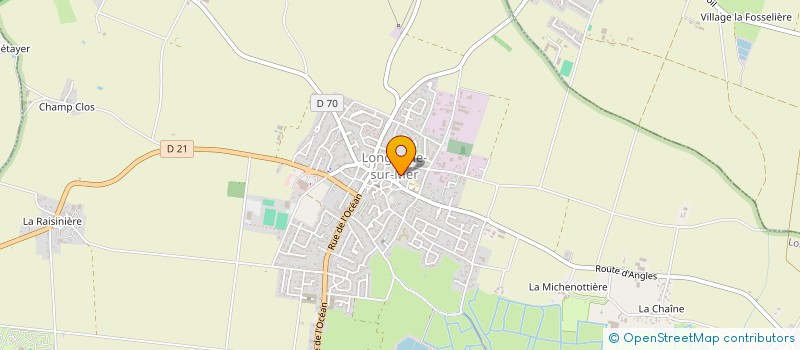 localisation de l'entreprise CUBE ET BULLE  LONGEVILLE-SUR-MER