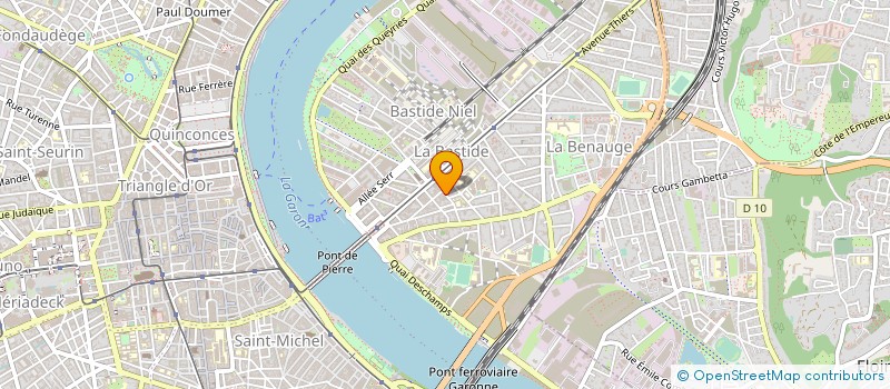 localisation de l'entreprise CUBE INGENIEURS à BORDEAUX